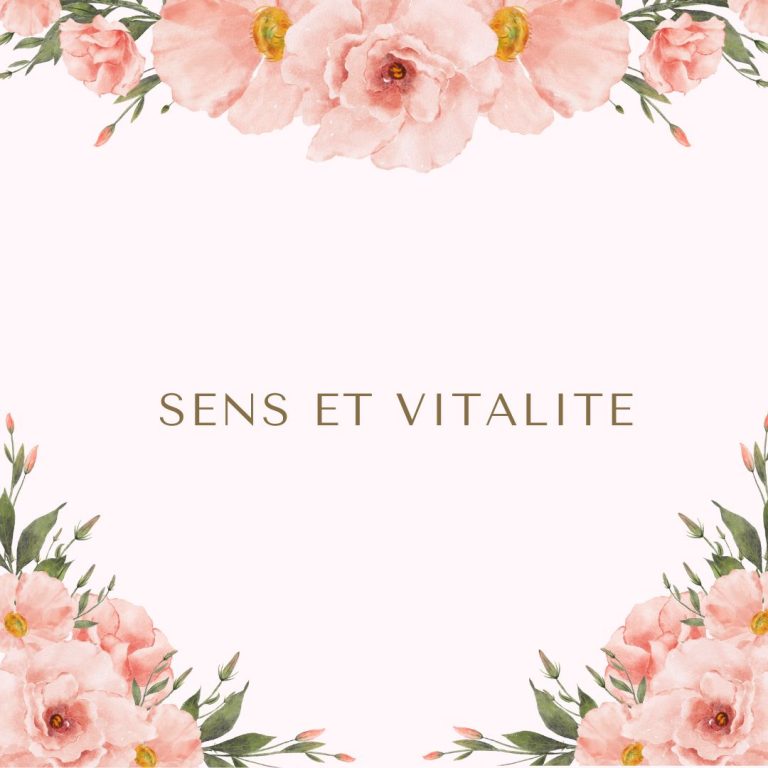 image carrée avec 1 groupe de fleurs en haut et 2 groupes de fleurs en bas à chaque angle